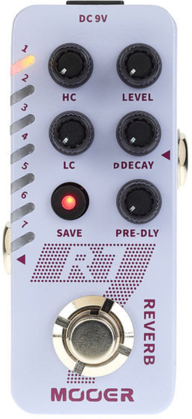 Mooer R7 Reverb - Reverb/delay/echo effect pedaal - Main picture