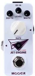 Modulation/chorus/flanger/phaser en tremolo effect pedaal Mooer JET ENGINE FLANGER