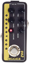Elektrische voorversterker Mooer Micro Preamp 002 UK Gold 900