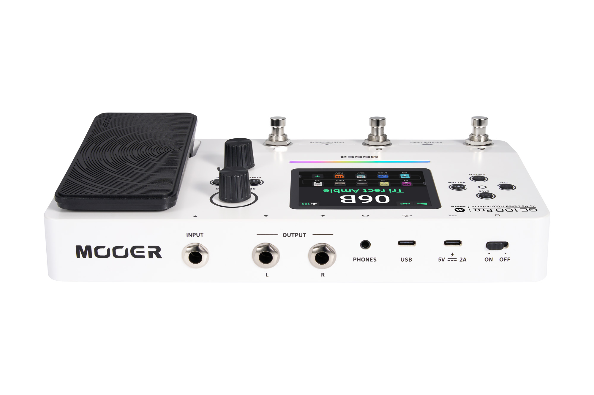 Mooer Ge100 Pro - Multieffecten Pedaal voor Electrische Gitaar - Variation 2