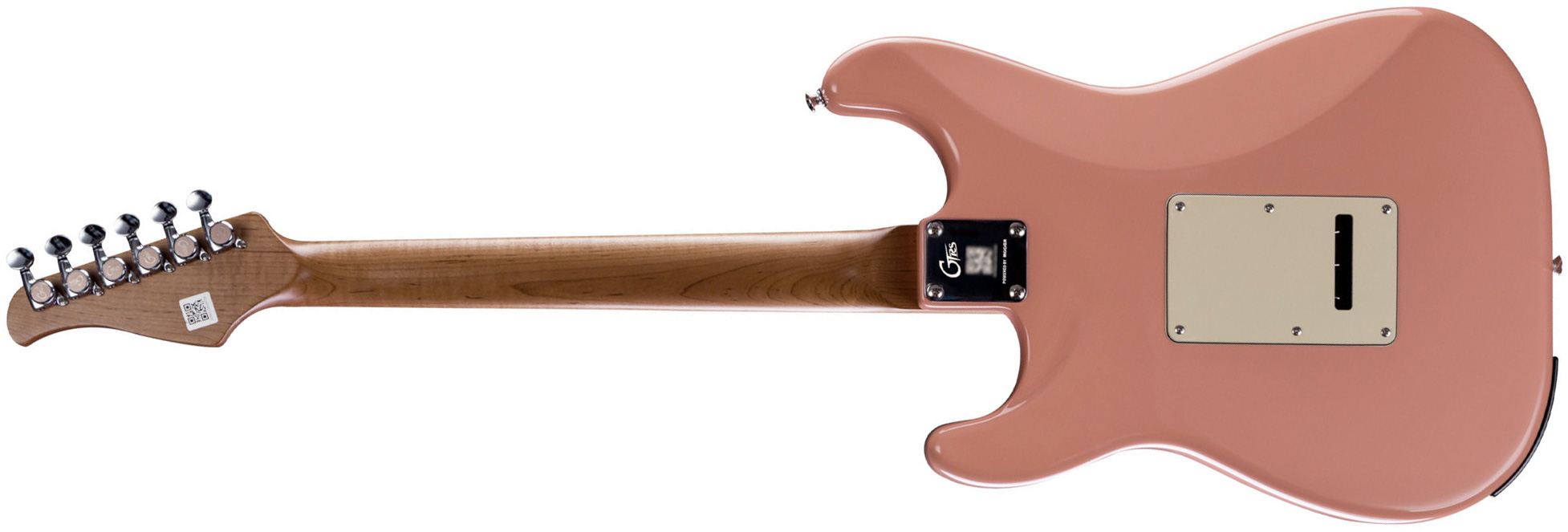 Mooer Gtrs P800 Pro Intelligent Guitar Hss Trem Rw - Flamingo Pink - MIDI / Digital elektrische gitaar - Variation 1