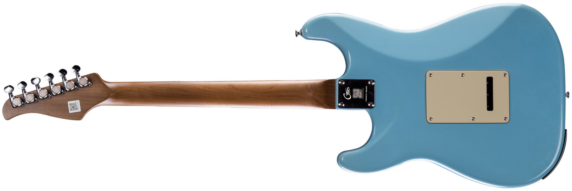 Mooer Gtrs P800 Pro Intelligent Guitar Hss Trem Rw - Tiffany Blue - MIDI / Digital elektrische gitaar - Variation 1