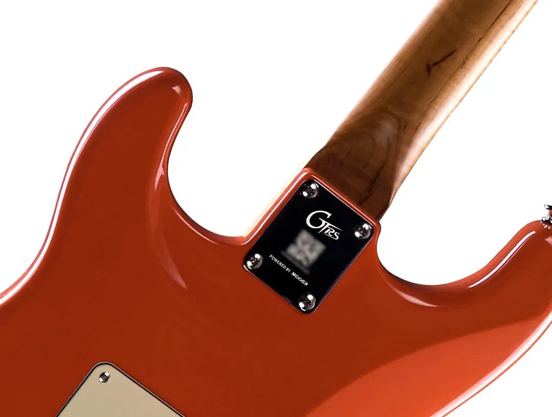 Mooer Gtrs P800 Pro Intelligent Guitar Hss Trem Rw - Fiesta Red - MIDI / Digital elektrische gitaar - Variation 2