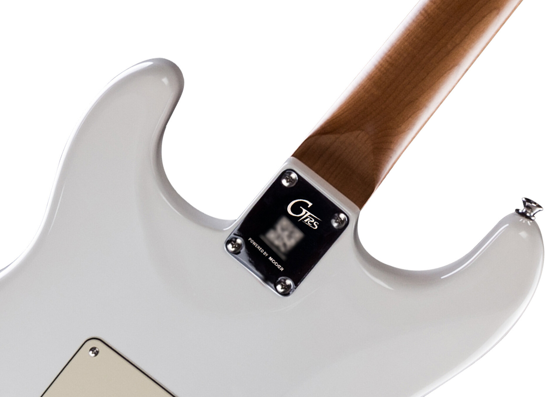 Mooer Gtrs P800 Pro Intelligent Guitar Hss Trem Rw - Olympic White - MIDI / Digital elektrische gitaar - Variation 3