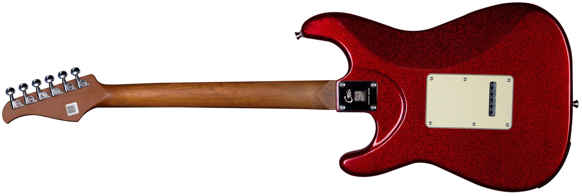 Mooer Gtrs S800 Hss Trem Rw - Metal Red - MIDI / Digital elektrische gitaar - Variation 1