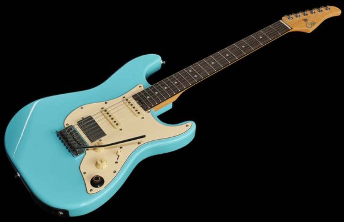 Mooer Gtrs S800 Hss Trem Rw - Sonic Blue - MIDI / Digital elektrische gitaar - Variation 1