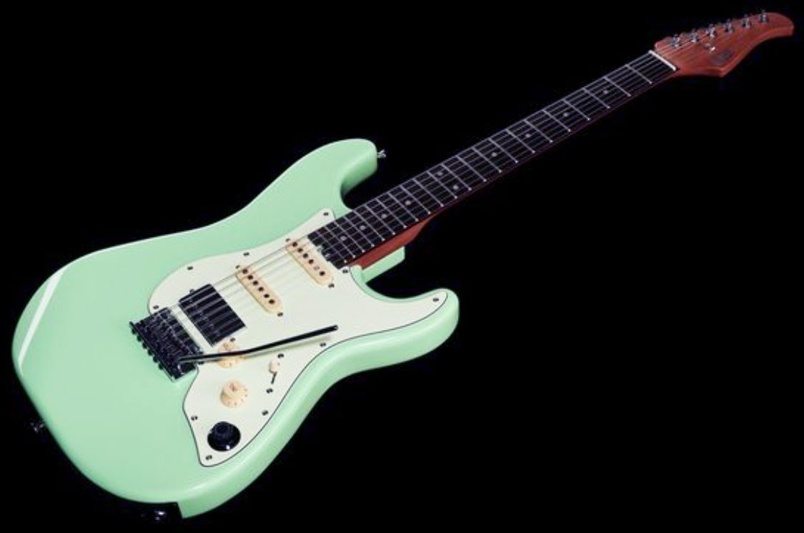 Mooer Gtrs S800 Hss Trem Rw - Surf Green - MIDI / Digital elektrische gitaar - Variation 2