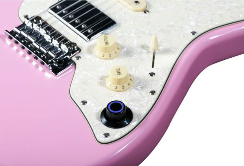 Mooer Gtrs S801 Hss Trem Mn - Shell Pink - MIDI / Digital elektrische gitaar - Variation 2