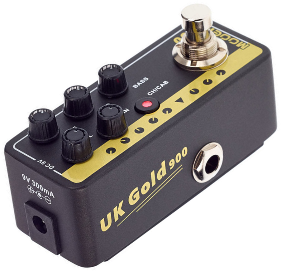 Mooer Micro Preamp 002 Uk Gold 900 Marshall Jcm900 - Elektrische voorversterker - Variation 3