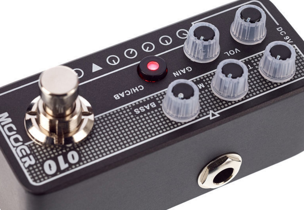 Mooer Micro Preamp 010 Two Stones Tworock Coral - Elektrische voorversterker - Variation 2