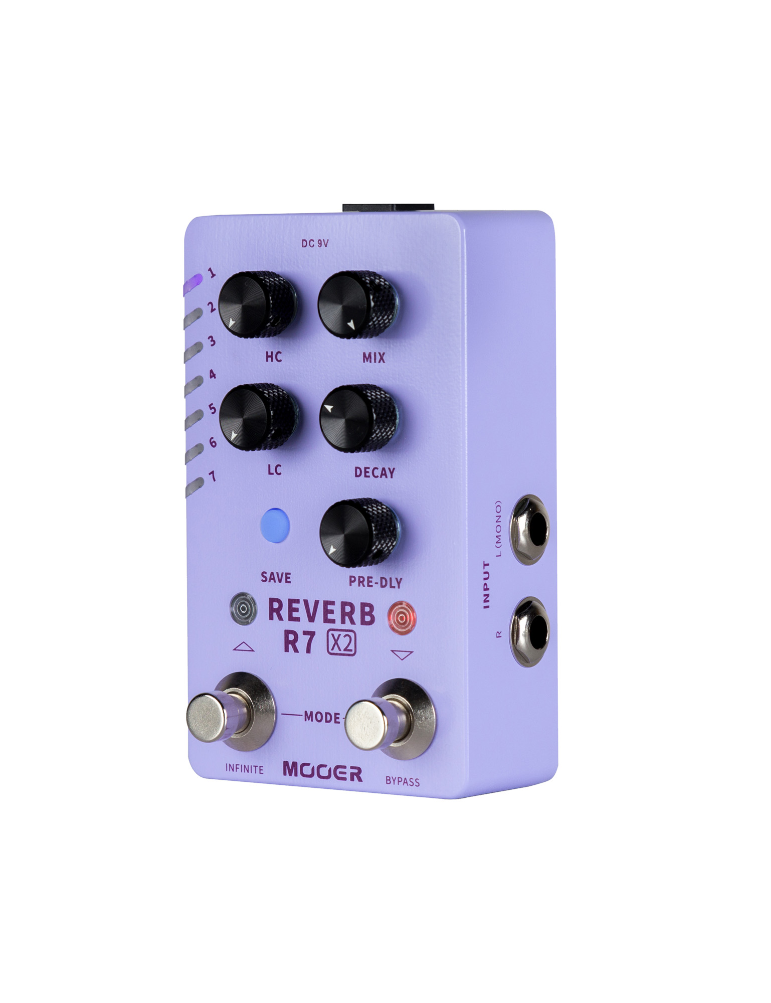 Mooer R7x2 Reverb - Reverb/delay/echo effect pedaal - Variation 2