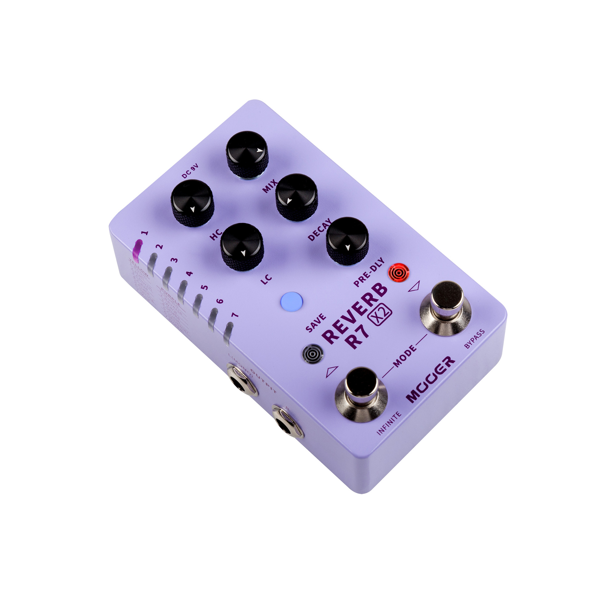 Mooer R7x2 Reverb - Reverb/delay/echo effect pedaal - Variation 3