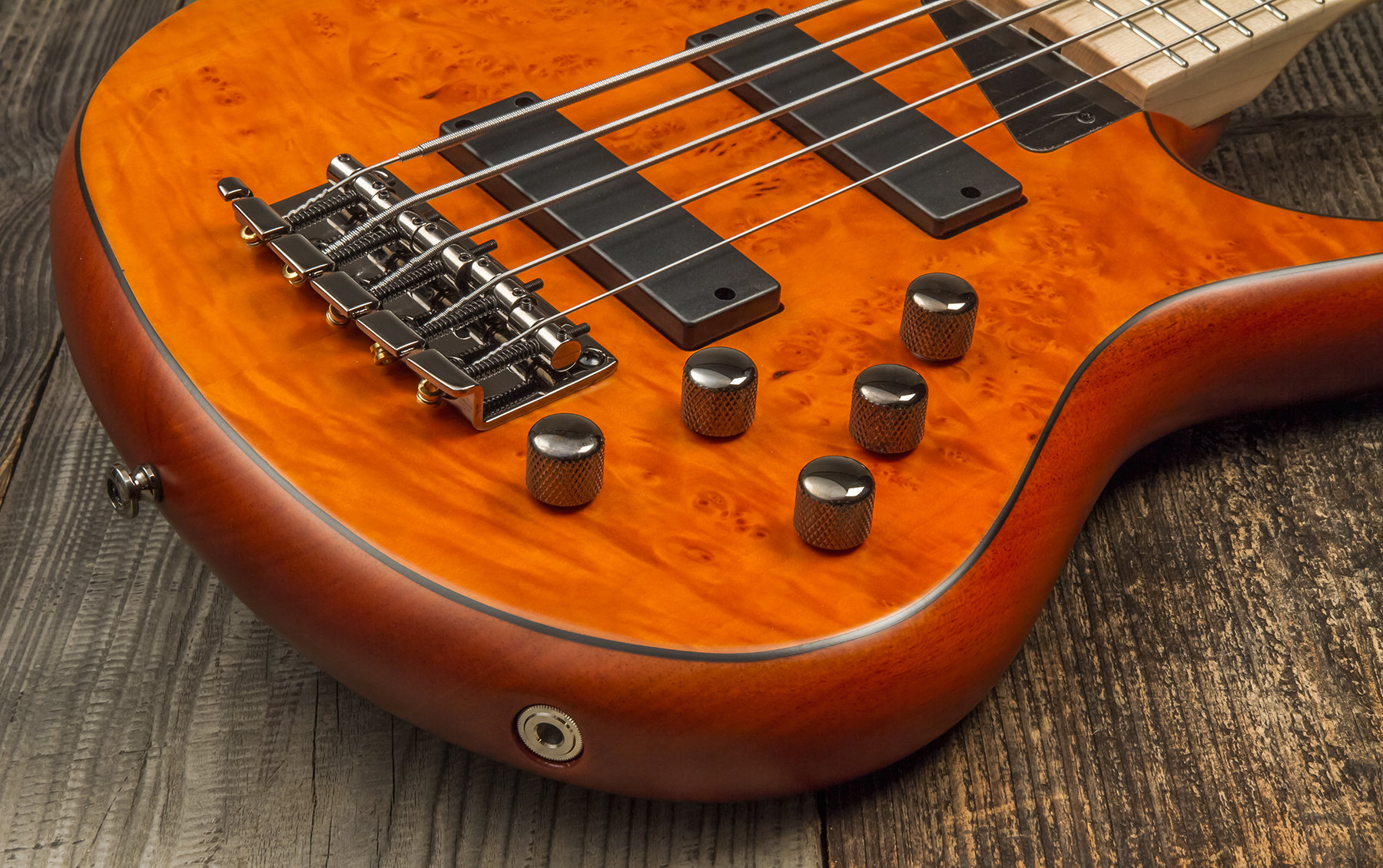 Mtd Kz5mp-sa Kingston 5c Active Mn - Satin Amber - Solid body elektrische bas - Variation 3