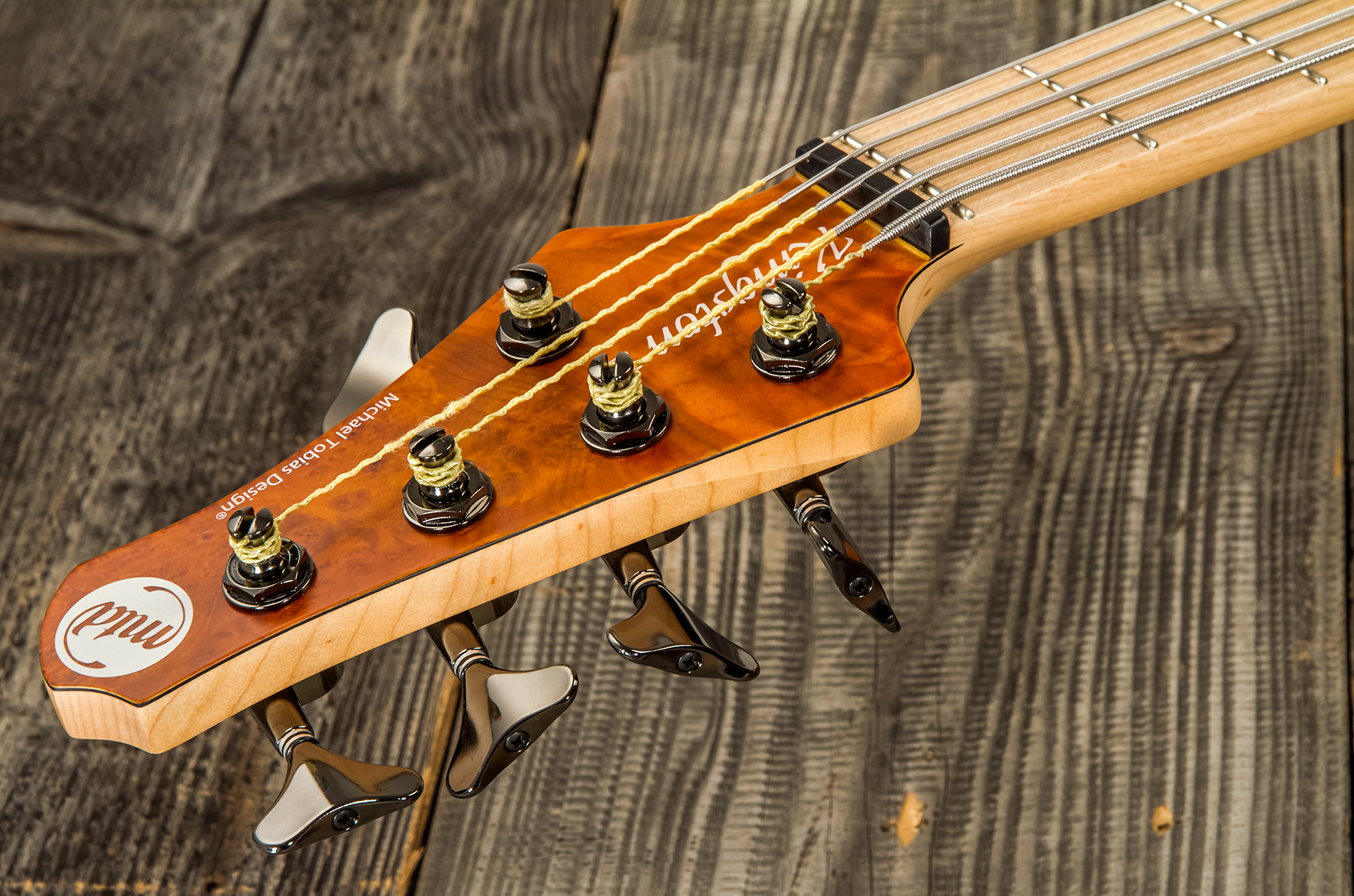 Mtd Kz5mp-sa Kingston 5c Active Mn - Satin Amber - Solid body elektrische bas - Variation 6
