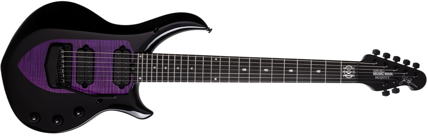 Music Man John Petrucci Majesty 7c Signature 2h Dimarzio Piezo Trem Eb - Wisteria Blossom - 7-snarige elektrische gitaar - Main picture