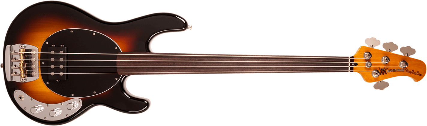Music Man Pino Palladino Stingray Bass Fretless Signature Active Rw - '79 Burst - Solid body elektrische bas - Main picture
