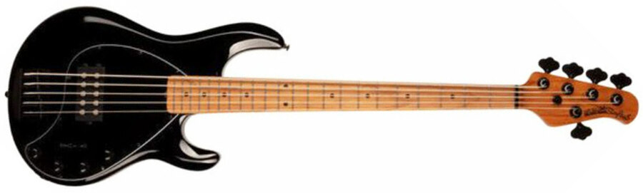 Music Man Stingray Special H 5c Active Mn +housse - Black - Solid body elektrische bas - Main picture