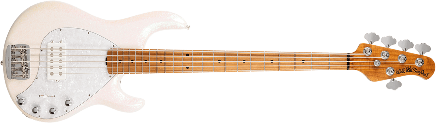 Music Man Stingray Special H 5c Active Mn +housse - Dazzler - Solid body elektrische bas - Main picture