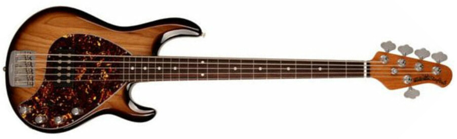 Music Man Stingray Special H 5c Active Rw +housse - Burnt Ends - Solid body elektrische bas - Main picture
