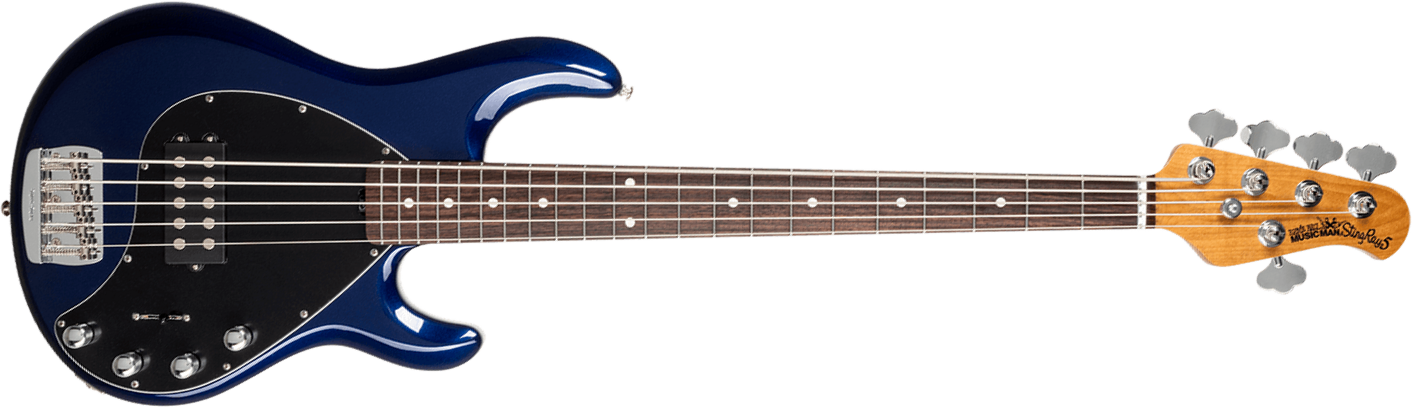 Music Man Stingray Special H 5c Active Rw +housse - Butane Blue - Solid body elektrische bas - Main picture
