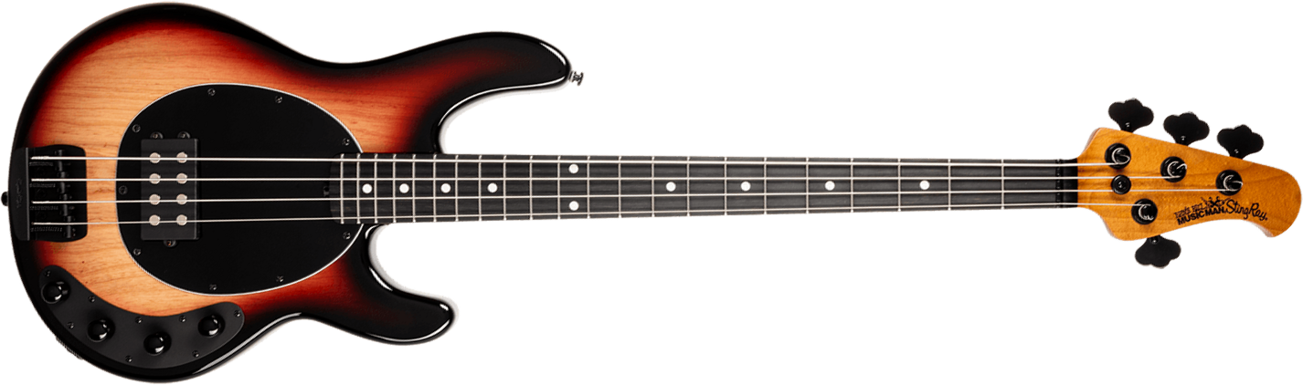 Music Man Stingray Special H Active Eb +housse - Faded Vintage Sunburst - Solid body elektrische bas - Main picture