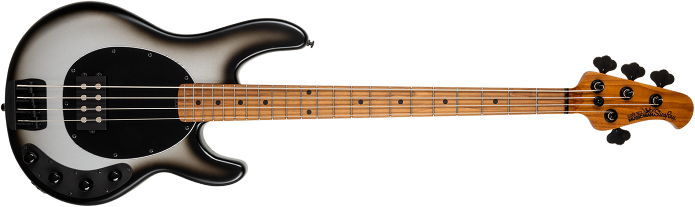 Music Man Stingray Special H Active Mn +housse - Black Rock - Solid body elektrische bas - Main picture