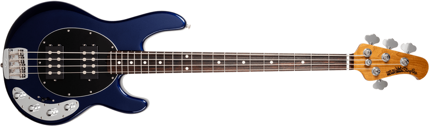Music Man Stingray Special Hh Active Rw +housse - Butane Blue - Solid body elektrische bas - Main picture