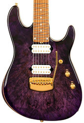 7-snarige elektrische gitaar Music man Jason Richardson 7-string Cutlass - Majora purple