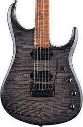 Metalen elektrische gitaar Music man John Petrucci JP15 +Gig Bag - Flame trans black burst