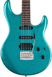 Elektrische gitaar in str-vorm Music man Steve Lukather Luke III HSS - Ocean sparkle