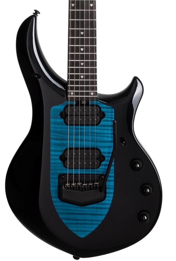 Metalen elektrische gitaar Music man John Petrucci Majesty 6 +Gig Bag - Okelani blue