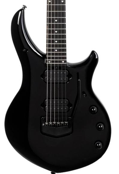 Kenmerkende elektrische gitaar Music man John Petrucci Majesty 6 +Case - Dark Side