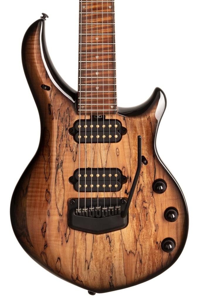Kenmerkende elektrische gitaar Music man John Petrucci Majesty 7 +Gig Bag - Spice melange
