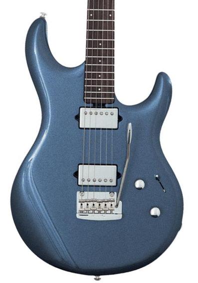 Kenmerkende elektrische gitaar Music man Steve Lukather Luke III HH +Gig Bag - Bodhi blue