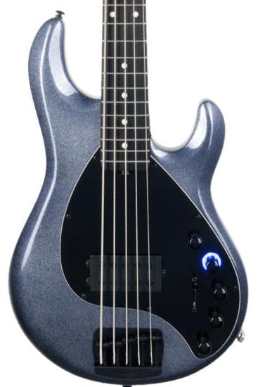 Solid body elektrische bas Music man DarkRay 5-String +Gig Bag - Starry night