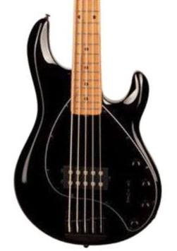 Solid body elektrische bas Music man StingRay Special H 5-String (MN) +Gig Bag - black