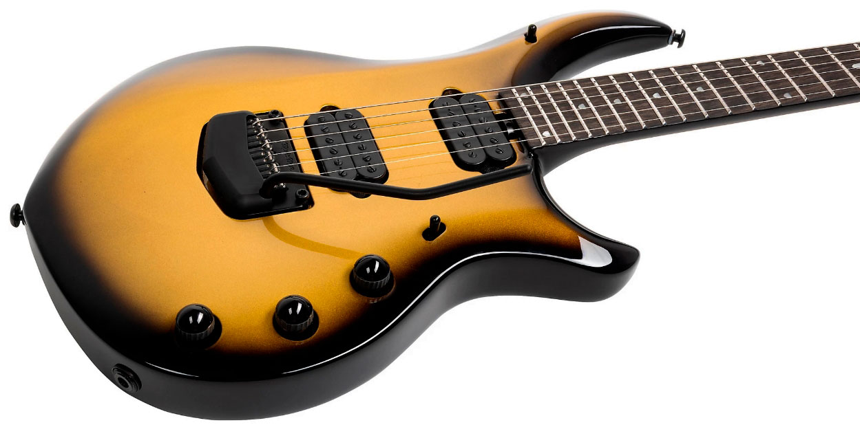 Music Man John Petrucci Majesty 6 Signature 2h Dimarzio Piezo Trem Eb +etui - Gold Eclipse - Kenmerkende elektrische gitaar - Variation 2