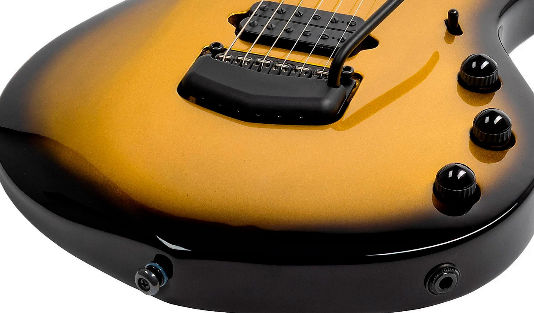 Music Man John Petrucci Majesty 6 Signature 2h Dimarzio Piezo Trem Eb +etui - Gold Eclipse - Kenmerkende elektrische gitaar - Variation 3