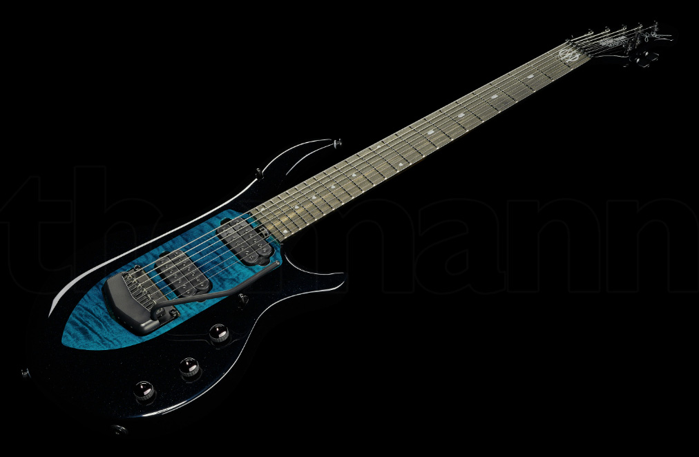 Music Man John Petrucci Majesty 7 Signature 2h Dimarzio Piezo Trem Eb - Okelani Blue - 7-snarige elektrische gitaar - Variation 2