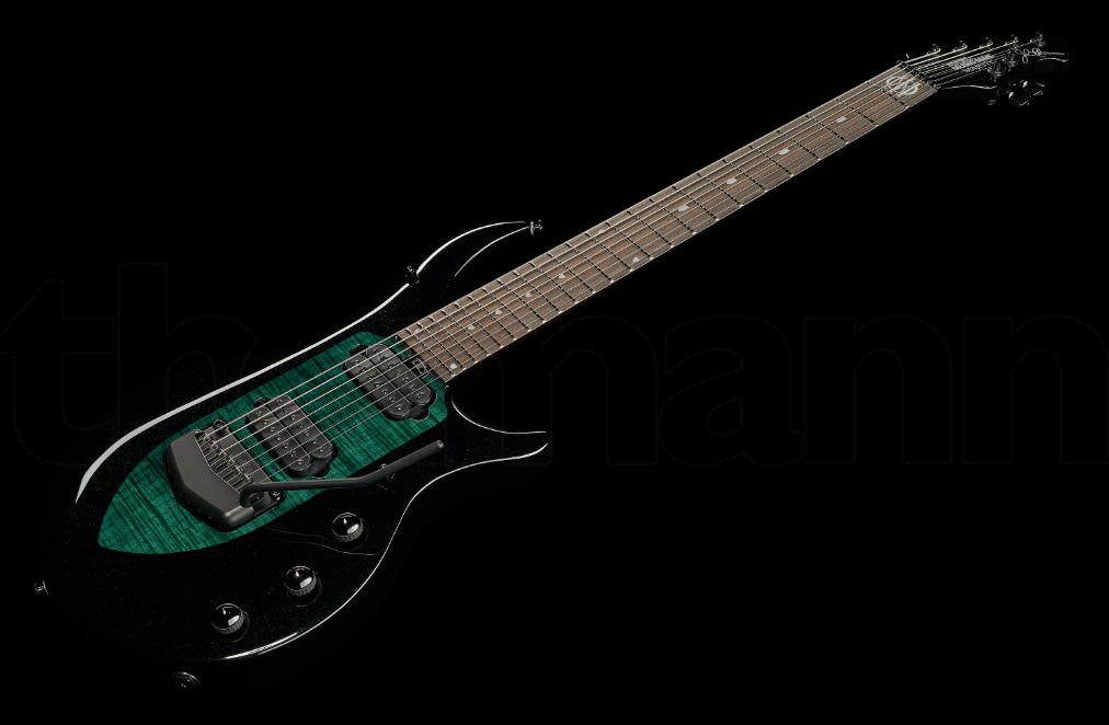 Music Man John Petrucci Majesty 7 Signature 2h Dimarzio Piezo Trem Eb - Emerald Sky - 7-snarige elektrische gitaar - Variation 2