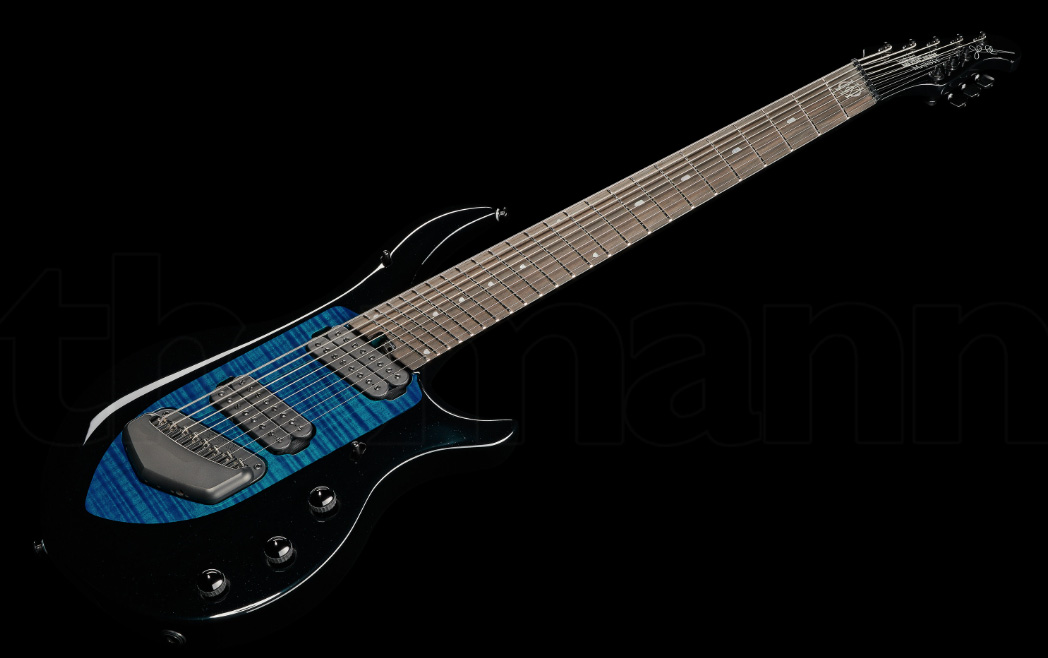 Music Man John Petrucci Majesty 8c Signature 2h Dimarzio Piezo Ht Eb - Okelani Blue - 8 en 9 snarige elektrische gitaar - Variation 2