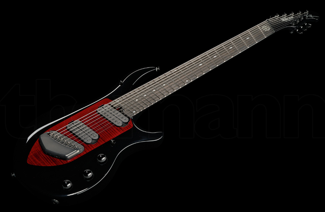 Music Man John Petrucci Majesty 8c Signature 2h Dimarzio Piezo Ht Eb - Sanguine Red - 8 en 9 snarige elektrische gitaar - Variation 2