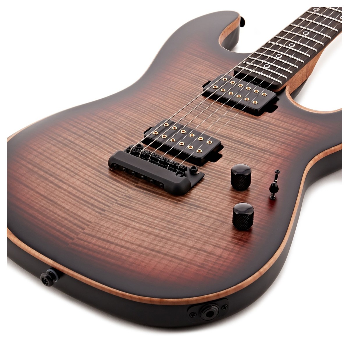 Music Man Rabea Massad Sabre Signature 2h Trem Eb - Vileblood Burst - Kenmerkende elektrische gitaar - Variation 3