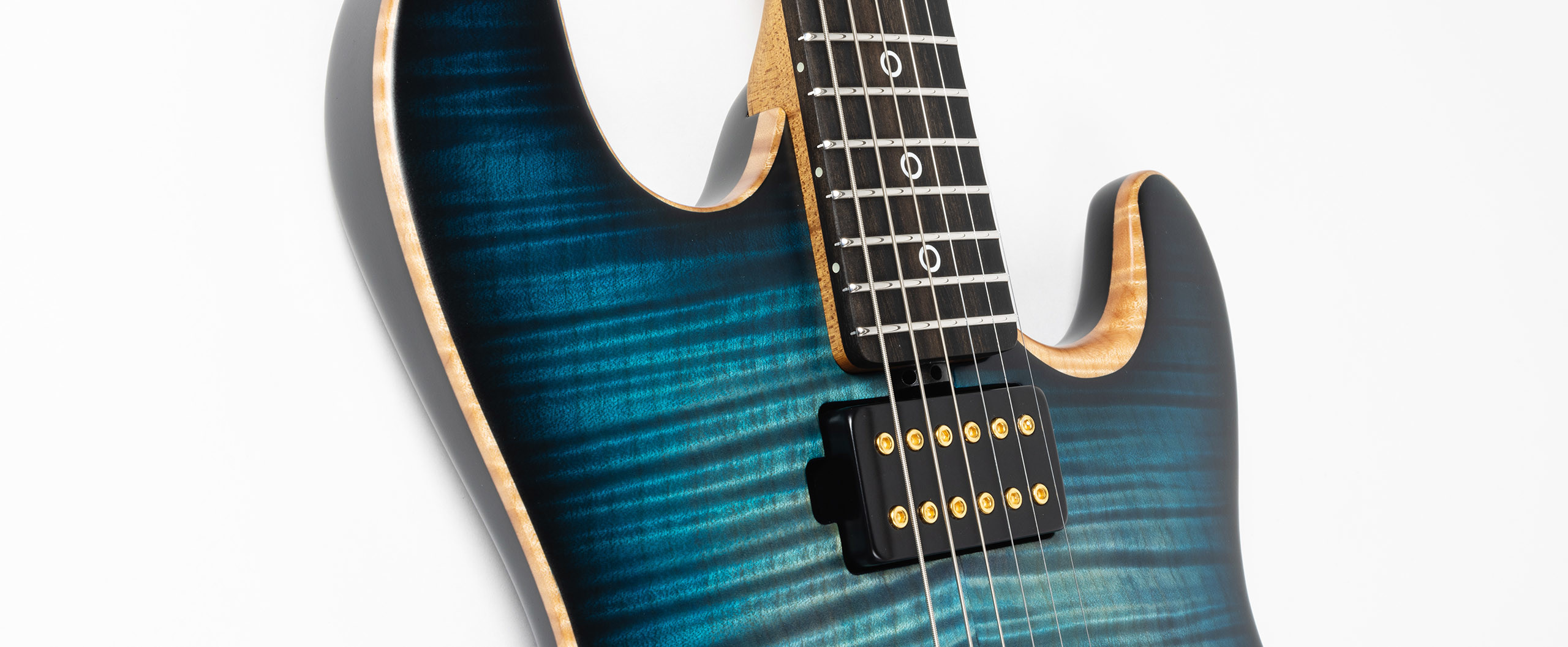 Music Man Rabea Massad Sabre Signature 2h Trem Eb - Carian Burst - Kenmerkende elektrische gitaar - Variation 4