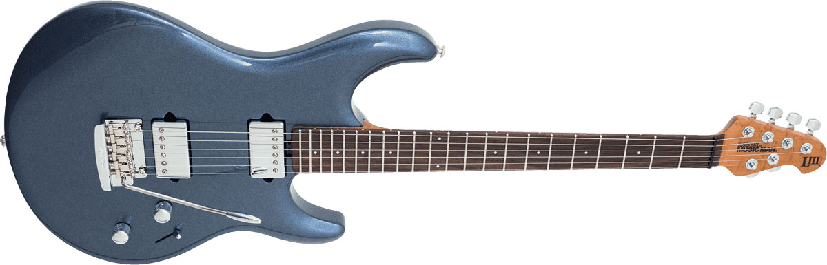Music Man Steve Lukather Luke Iii 3 Hh Signature Trem Rw - Bodhi Blue - Elektrische gitaar in Str-vorm - Variation 1