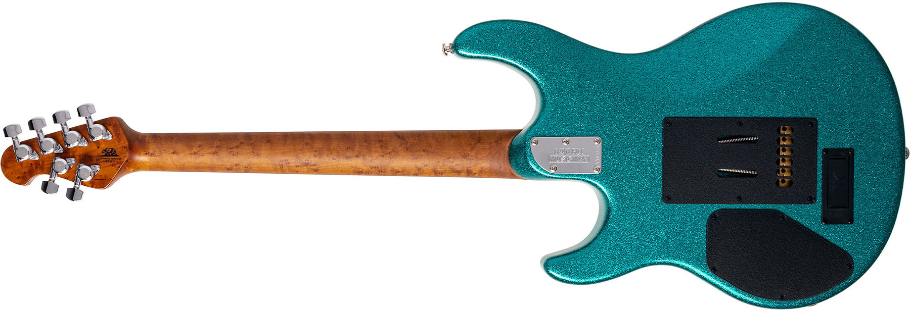 Music Man Steve Lukather Luke Iii 3 Hss Signature Trem Rw - Ocean Sparkle - Elektrische gitaar in Str-vorm - Variation 1