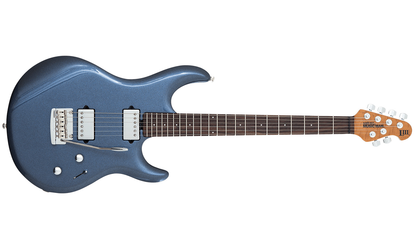 Music Man Steve Lukather Iii 3 Signature Hss Trem Rw - Bodhi Blue - Elektrische gitaar in Str-vorm - Variation 7