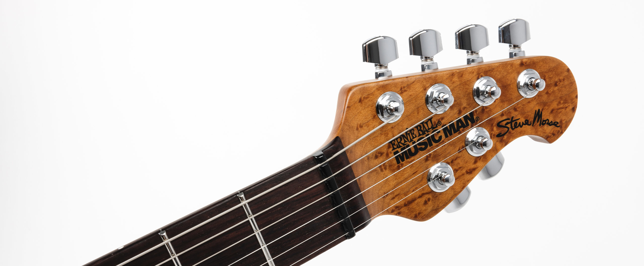 Music Man Steve Morse Usa Hssh Ht Rw - Morse Blue Burst - Elektrische gitaar in Str-vorm - Variation 6