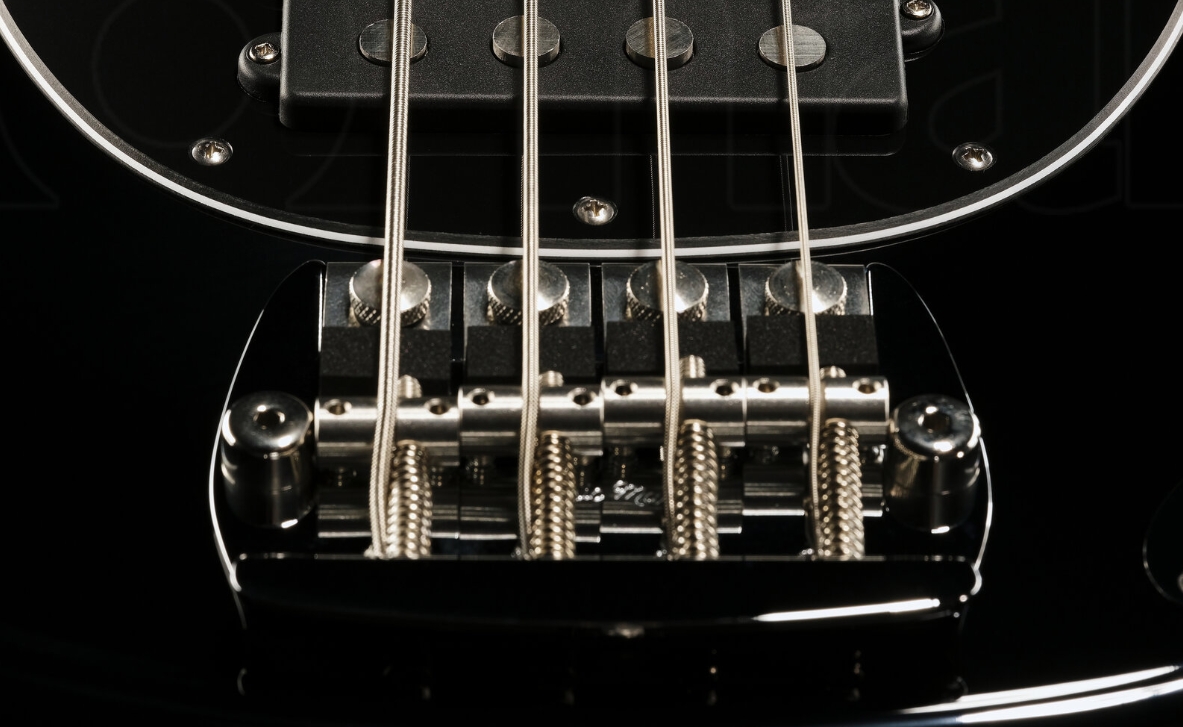 Music Man Stingray Retro 70s Usa Active Mn - Black - Solid body elektrische bas - Variation 2