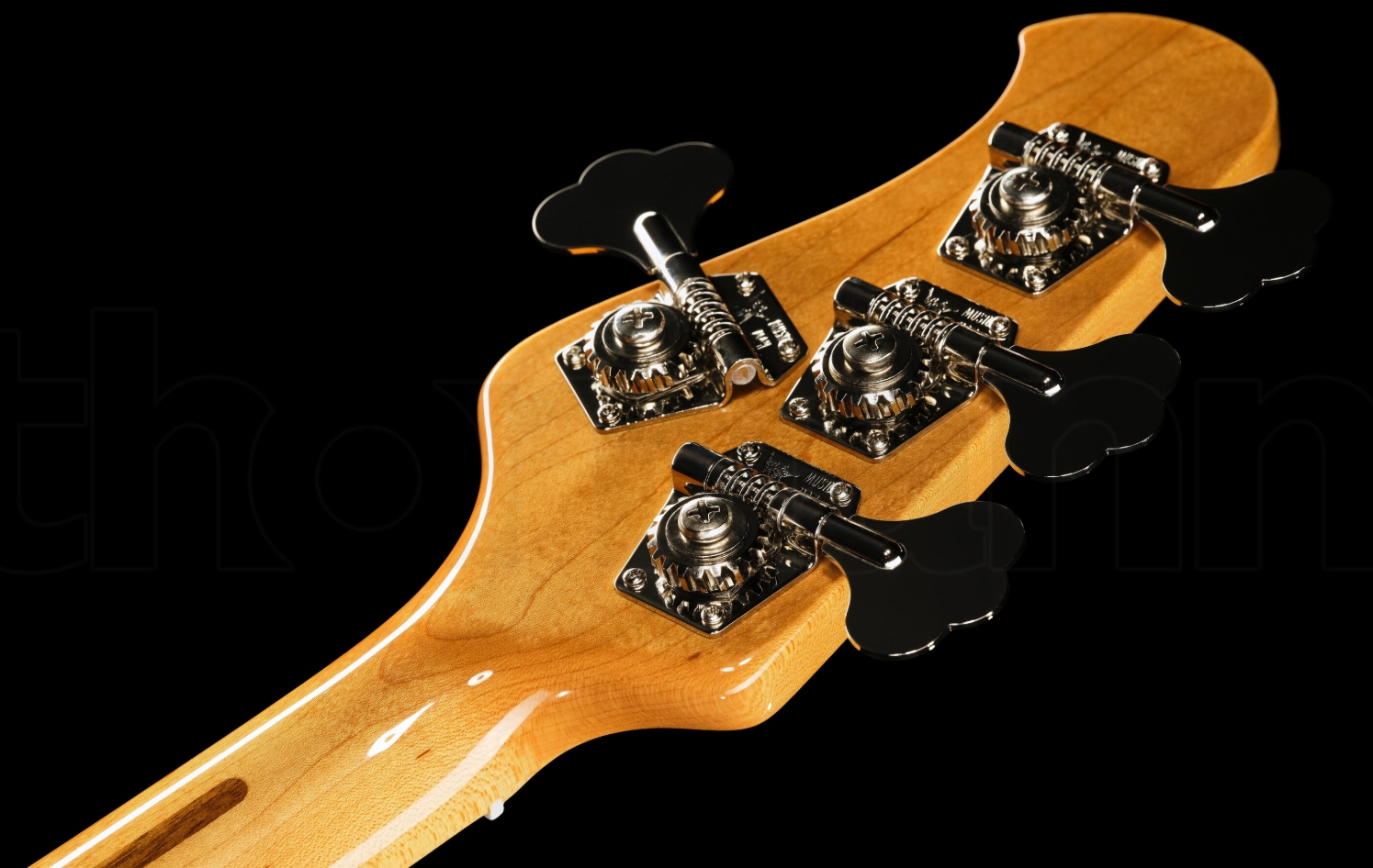 Music Man Stingray Retro 70s Usa Active Mn - Black - Solid body elektrische bas - Variation 5